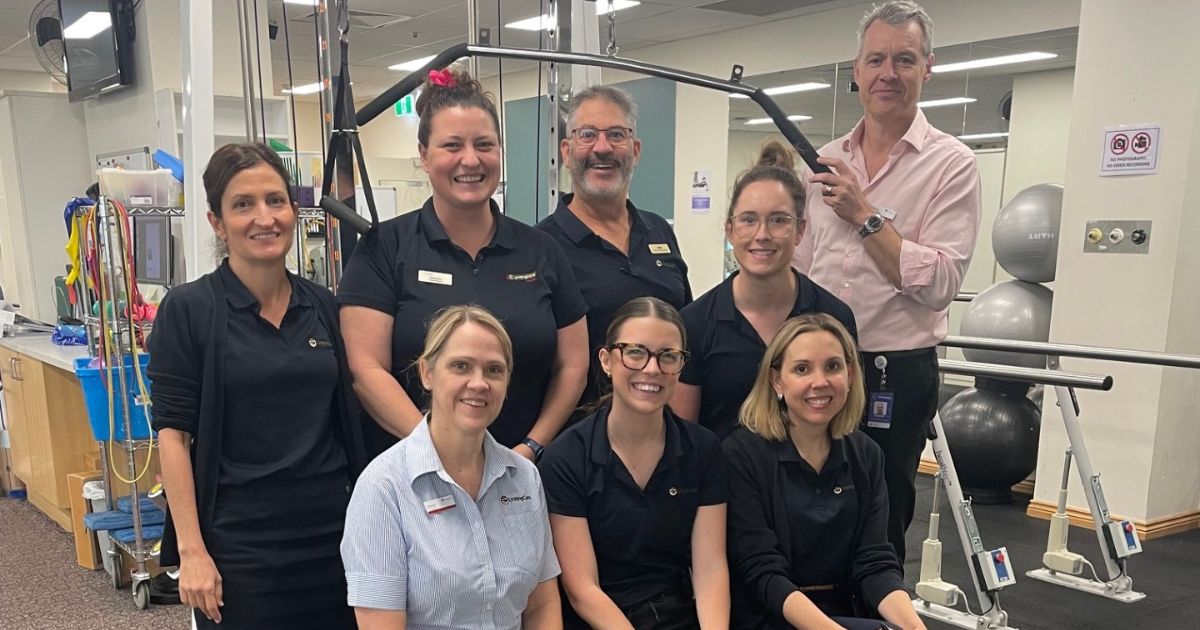 The multidisciplinary oncology rehabiitation team at The Wesley Hospital,