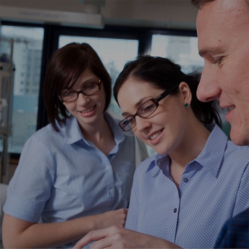 Be challenged – Three young Graduate Nurse Program participants at The Wesley Hospital.