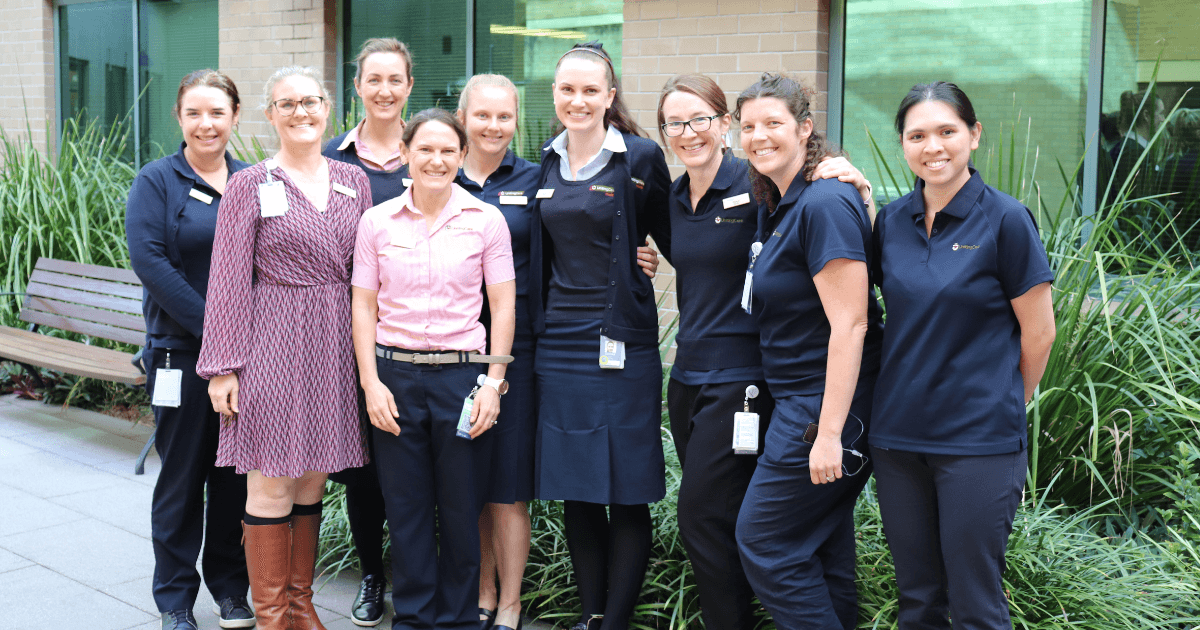 Allied Health Team Image of the Wesley Hospital Dietetics and Nutrition Team