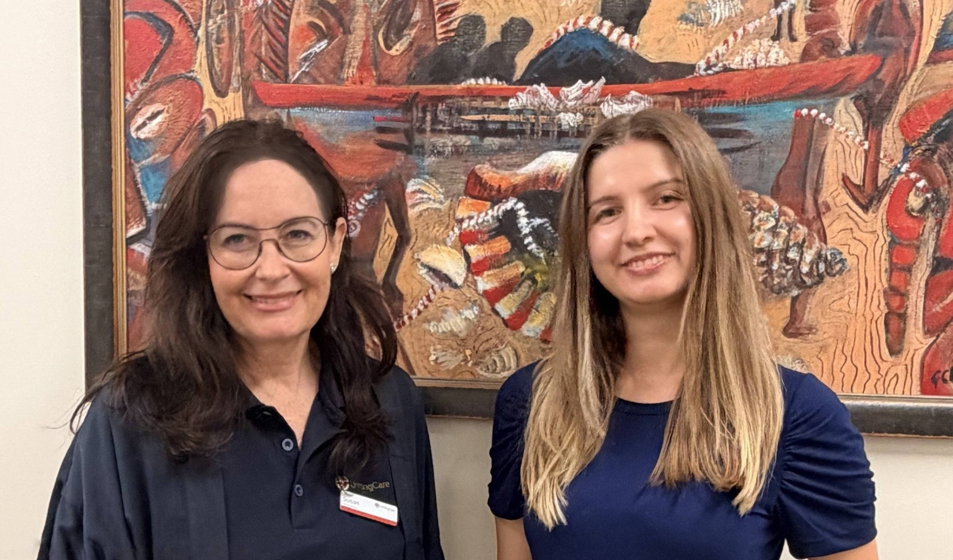 Wesley Hospital psychologists Susan Jones and Anna Sharashova