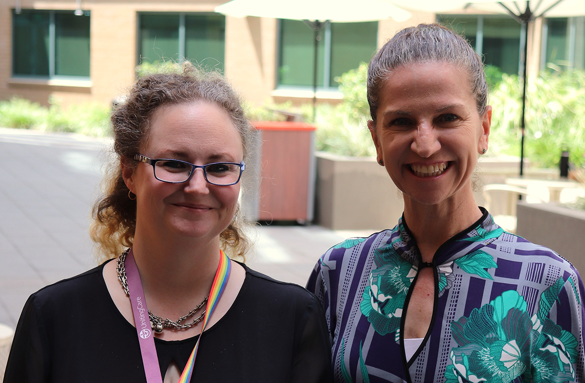 Patient Safety Officer Amanda Cook and Quality ans Safety Manager Katherine Jackman