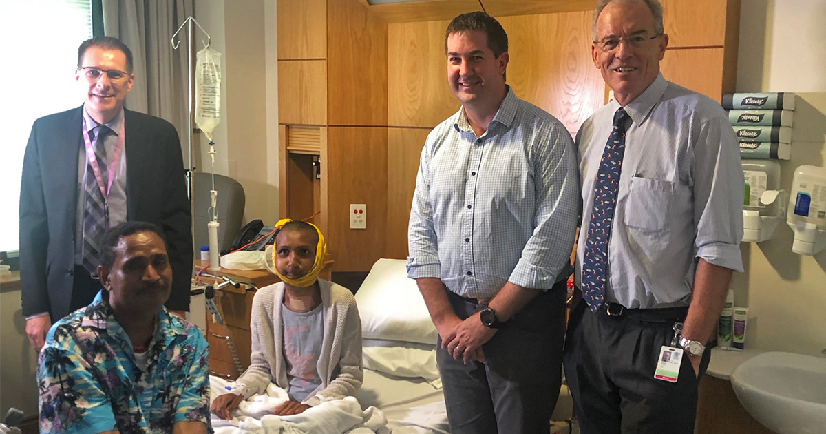Wesley Hospital delivers second life changing surgery for Vascolynna from Papua New Guinea